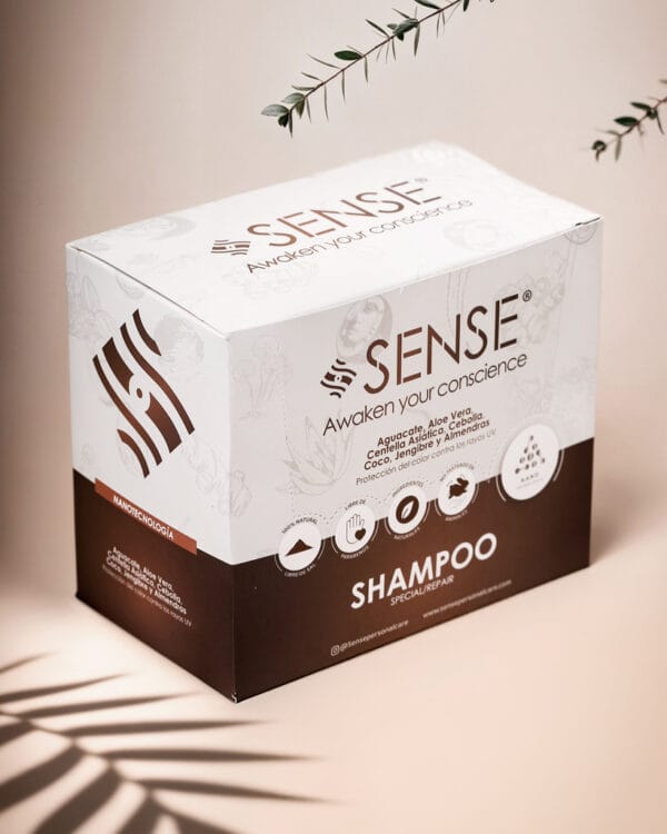 Caja de sachet Shampoo Nanoplex